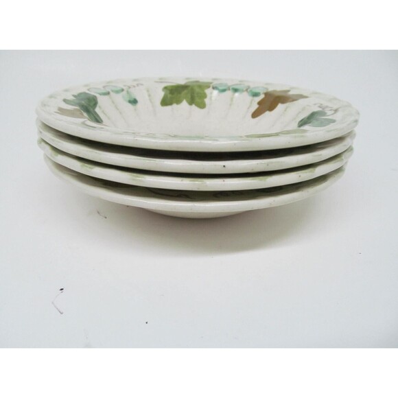 Metlox Vernon Ware Vinyard Set Of 4 Vintage 6 " Dessert Fruit Bowls VGC - Picture 9 of 9